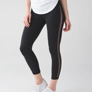 Lululemon | High Times Wing Mesh 7/8 Leggings